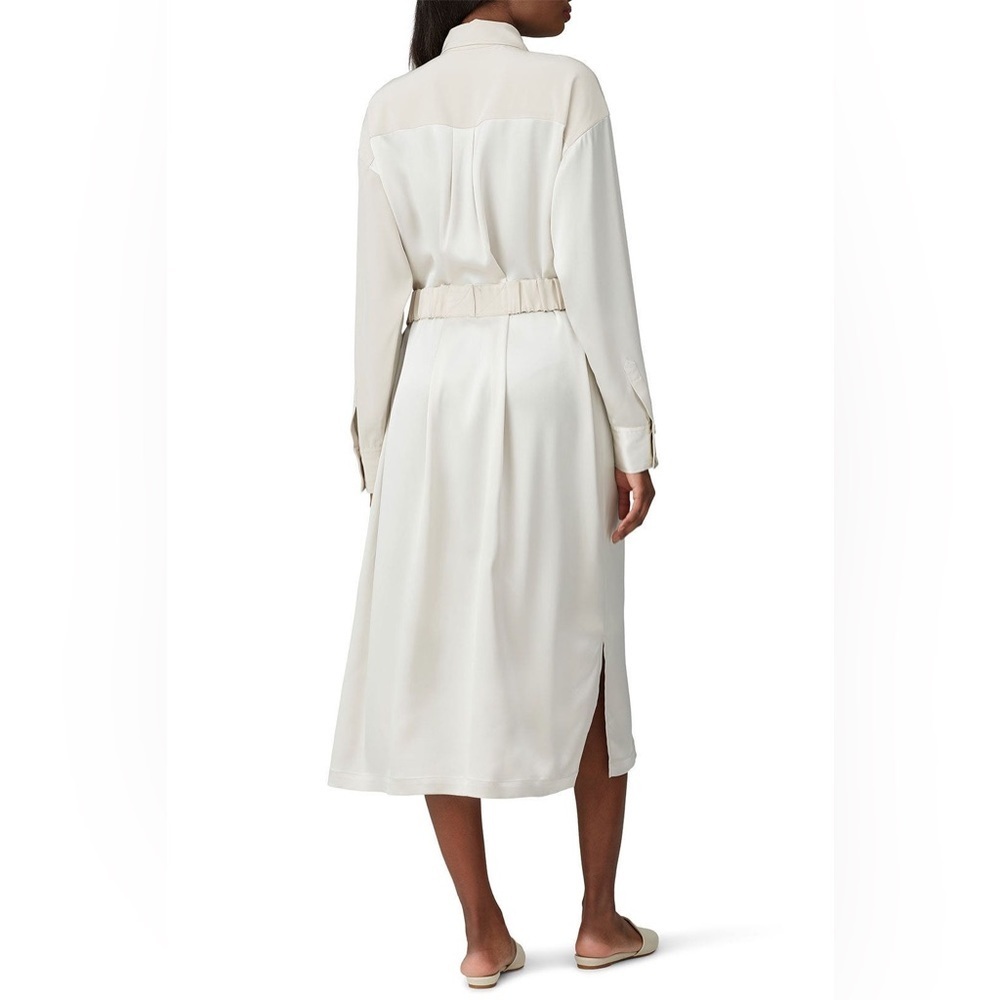 CO Satin Shirt Dress - Picture 2 of 14